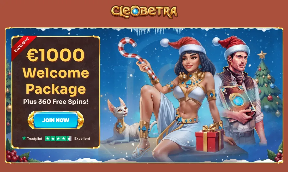 Cleobetra — Startseite und Spiellobby